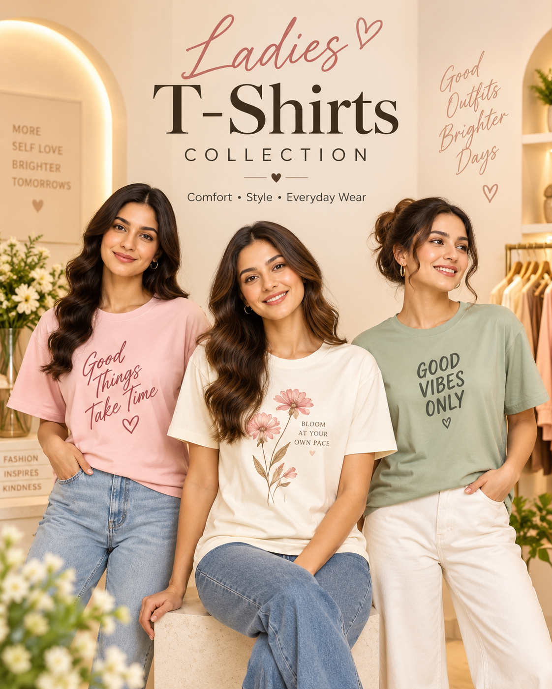 Ladies T-Shirts Collection