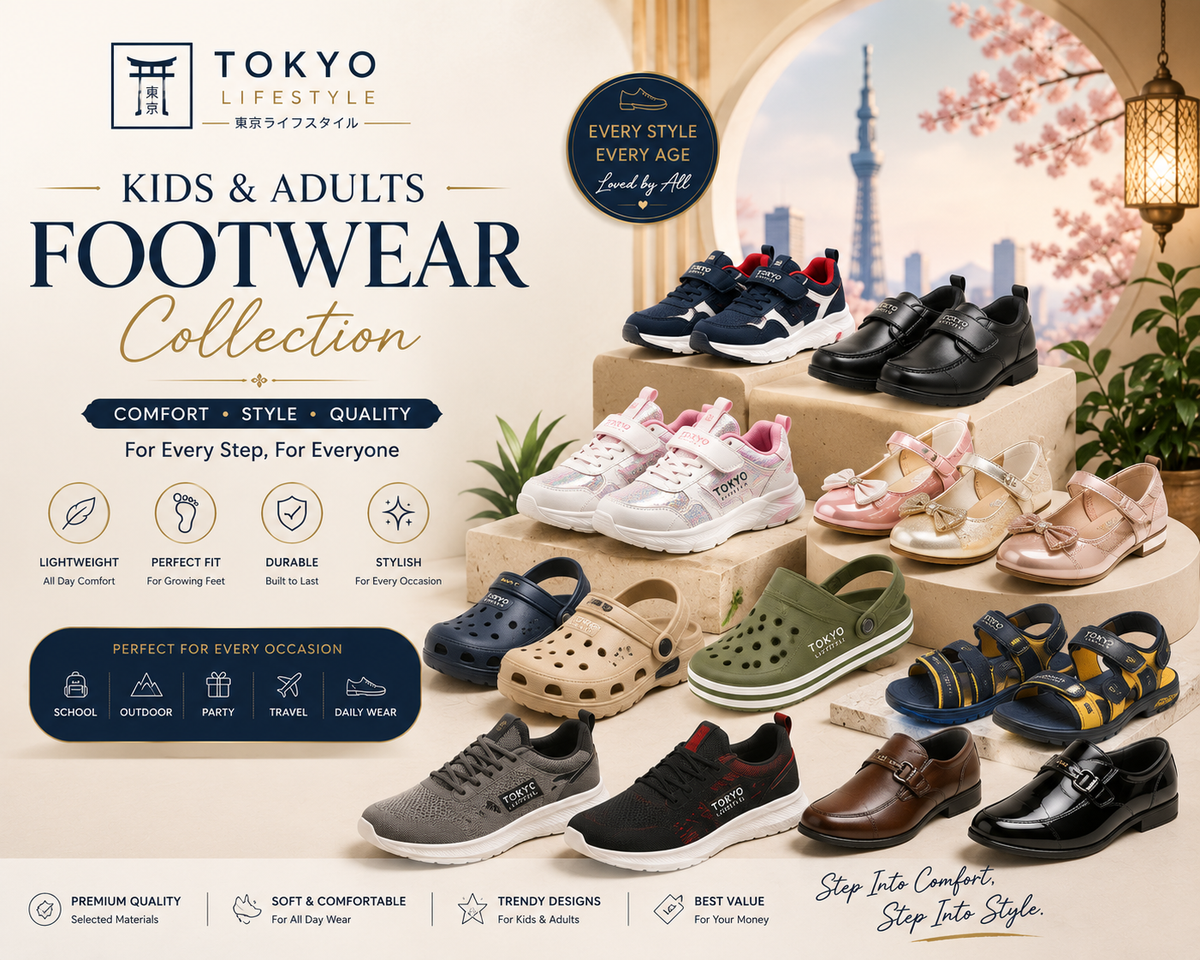 Kids & Adults Footwear Collection