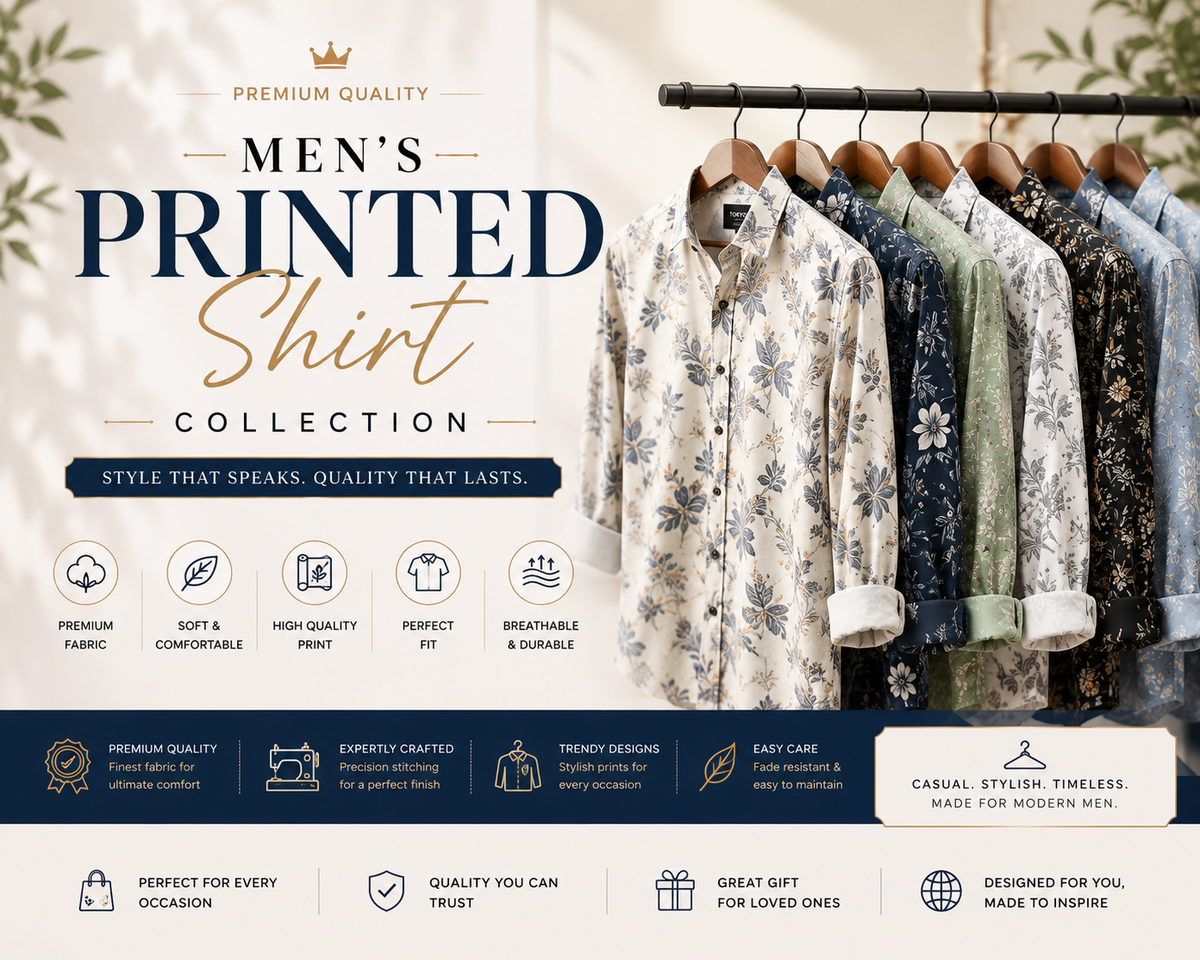 Men’s Printed Shirt Collection