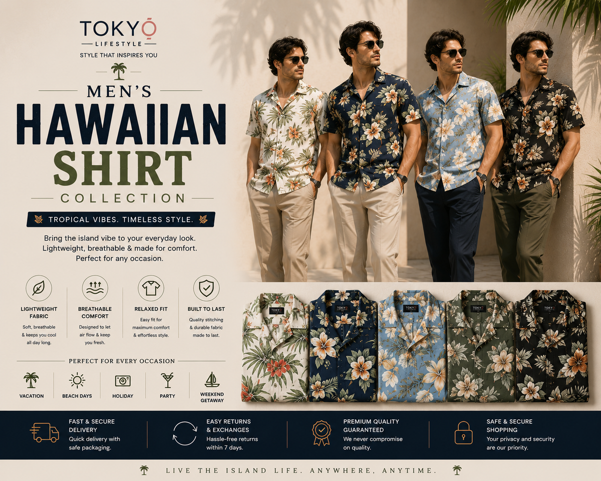 Men’s Hawaiian Shirt Collection