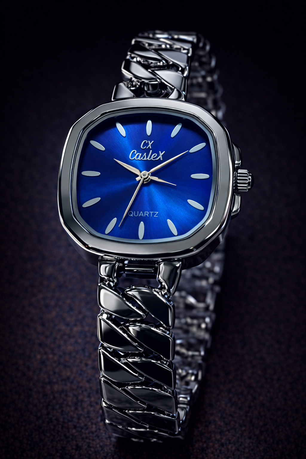 CX55 Caslex Chain Bracelet Ladies Watch