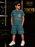 Boys Premium Graphic Polo T-Shirt-BO115