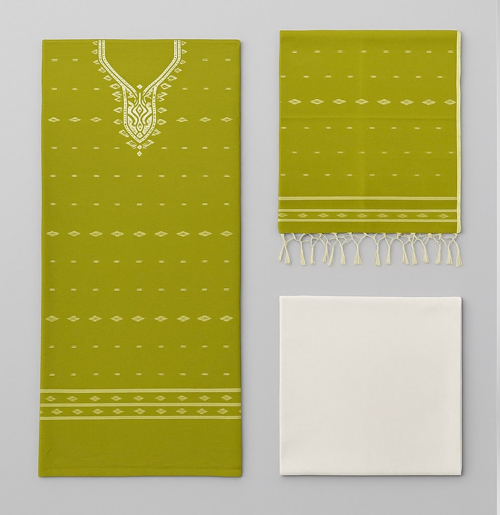 Half Silk Three Piece ST15