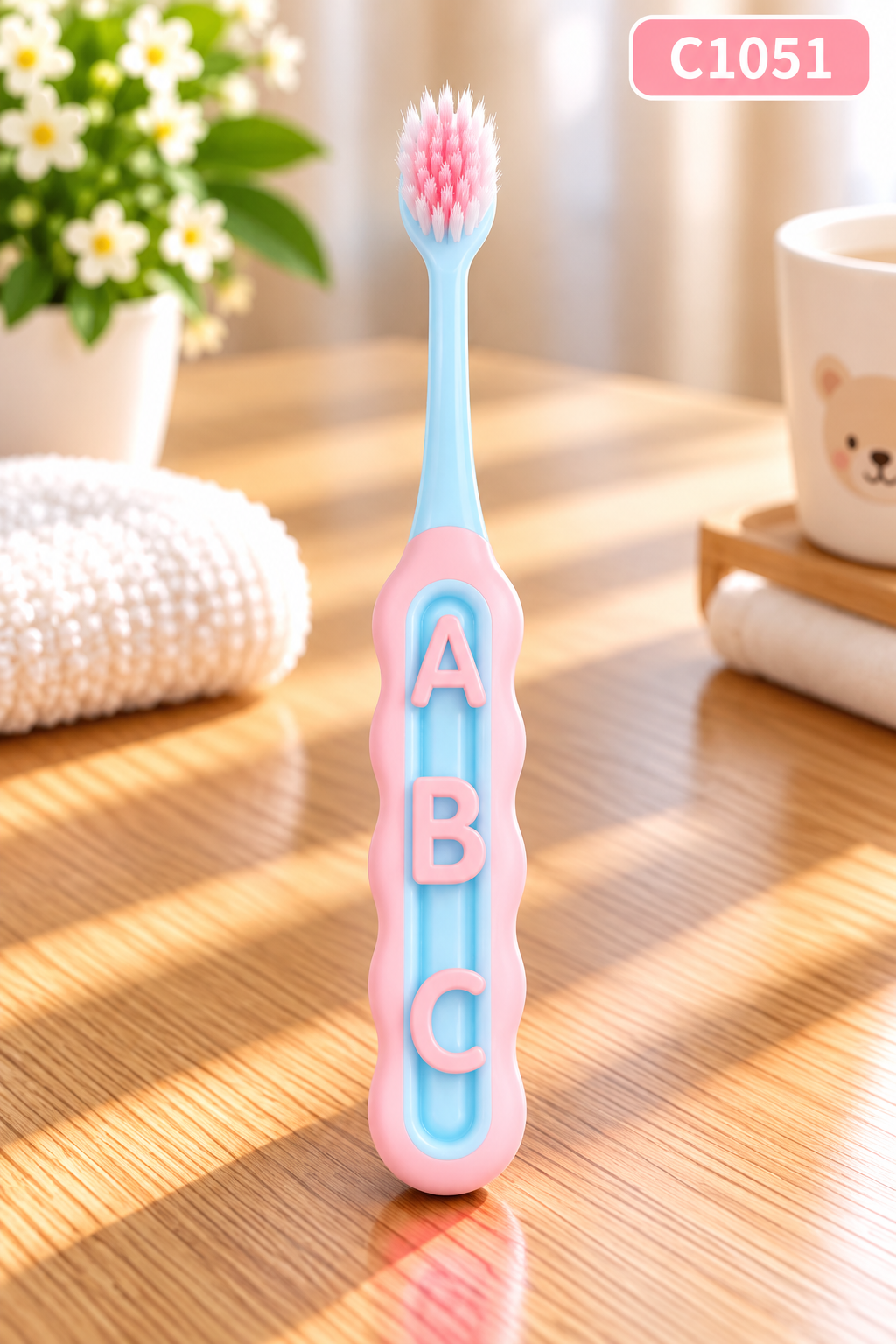 Premium Kids ABC Soft Bristle Toothbrush | C1051