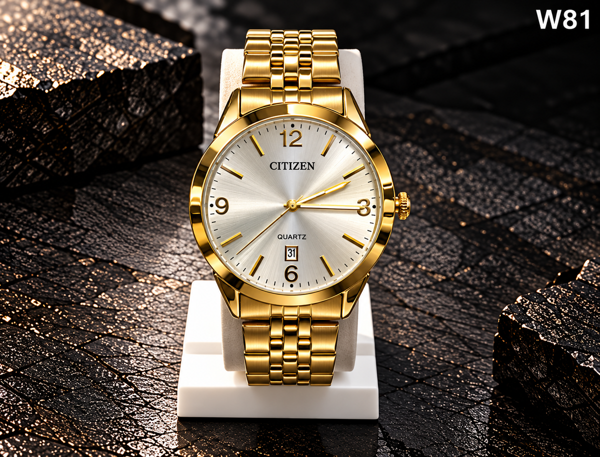 Men's Premium Classic Metal Strap Analog Watch – W81