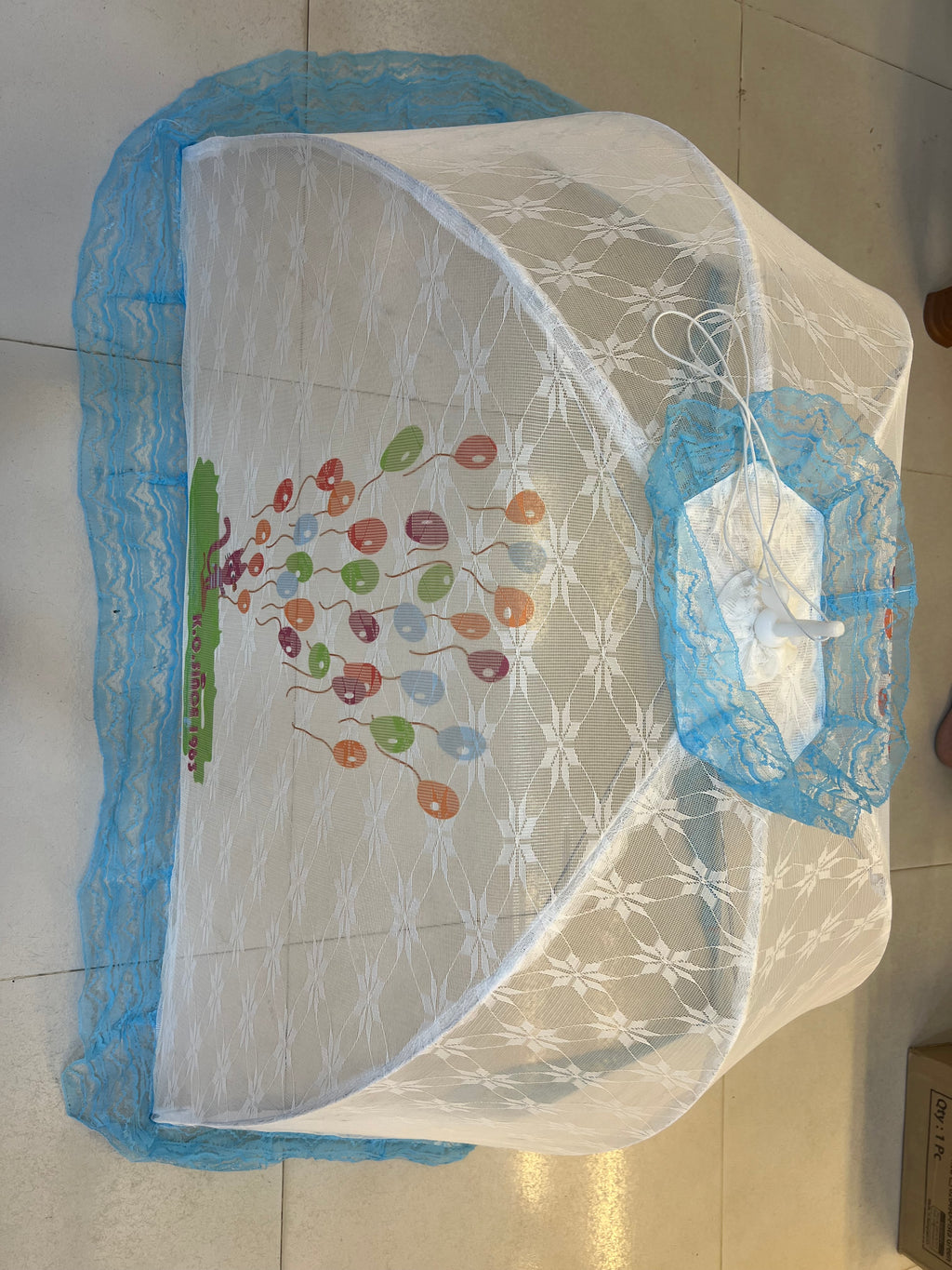 Baby Folding Mosquito Net Tent with Cartoon Print
