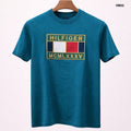 Signature Flag Logo T-Shirt –Teal Blue HM02