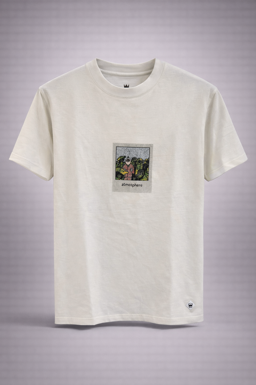 Gatsby Oversized T-Shirt for Men – Premium Stretch Cotton 1423 - WHITE