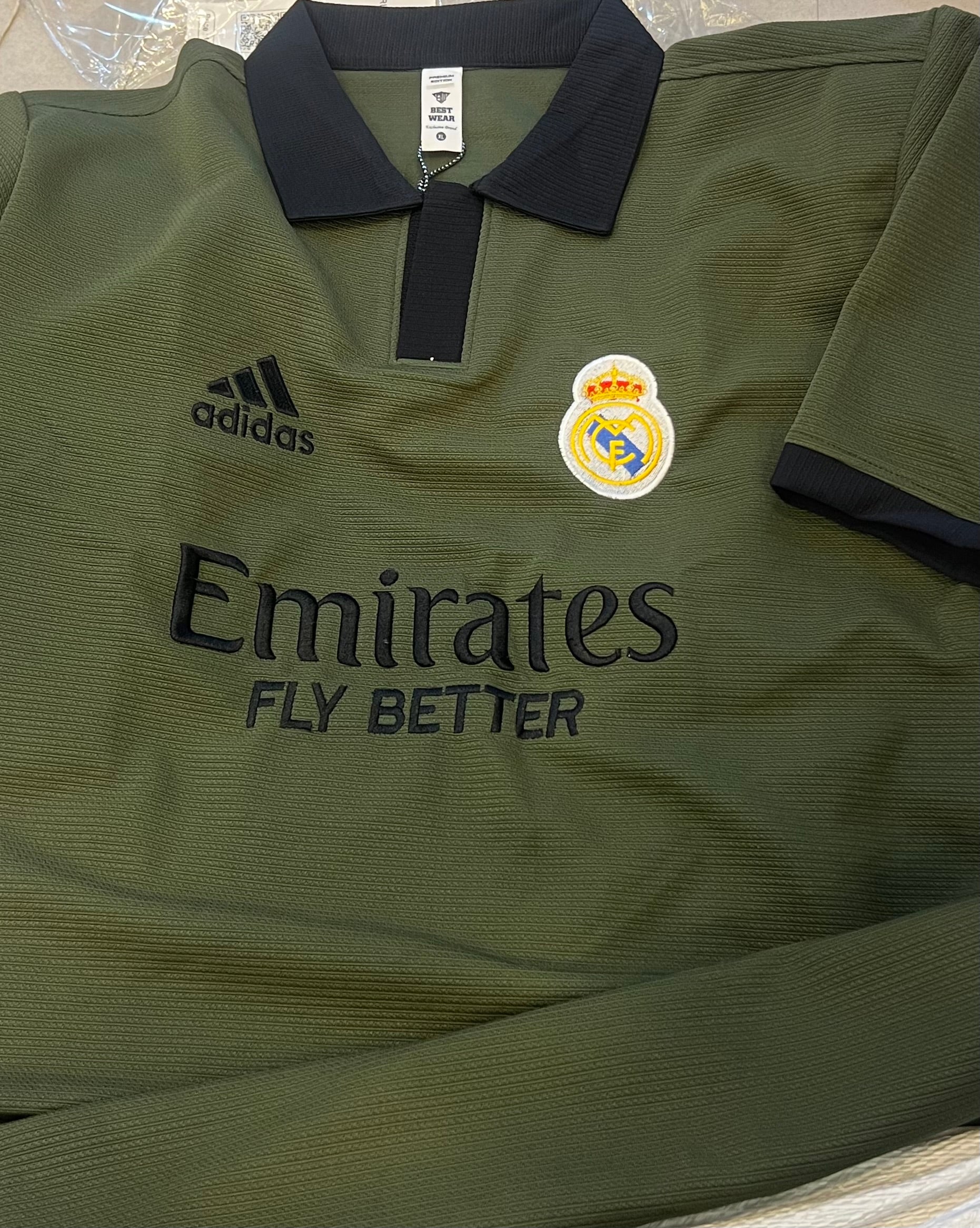 Real Madrid 23/24 Third Kit – Olive Green Edition – Premium Football Jersey 094