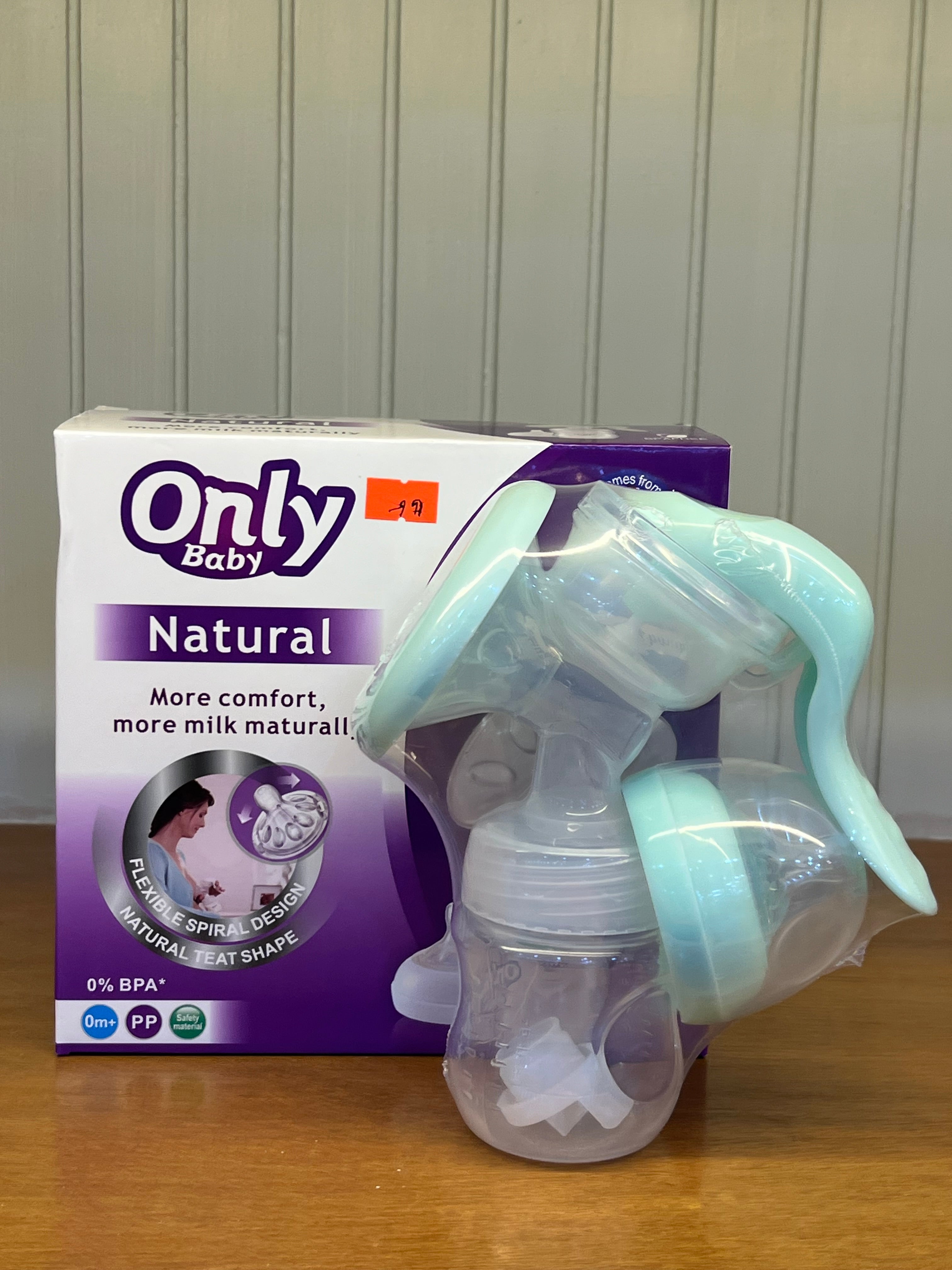 Only Baby Natural Manual Breast Pump (BPA-Free, Comfortable & Portable)