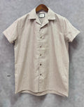 Premium Cuban Collar Bamboo Stripe Shirt GCST 410