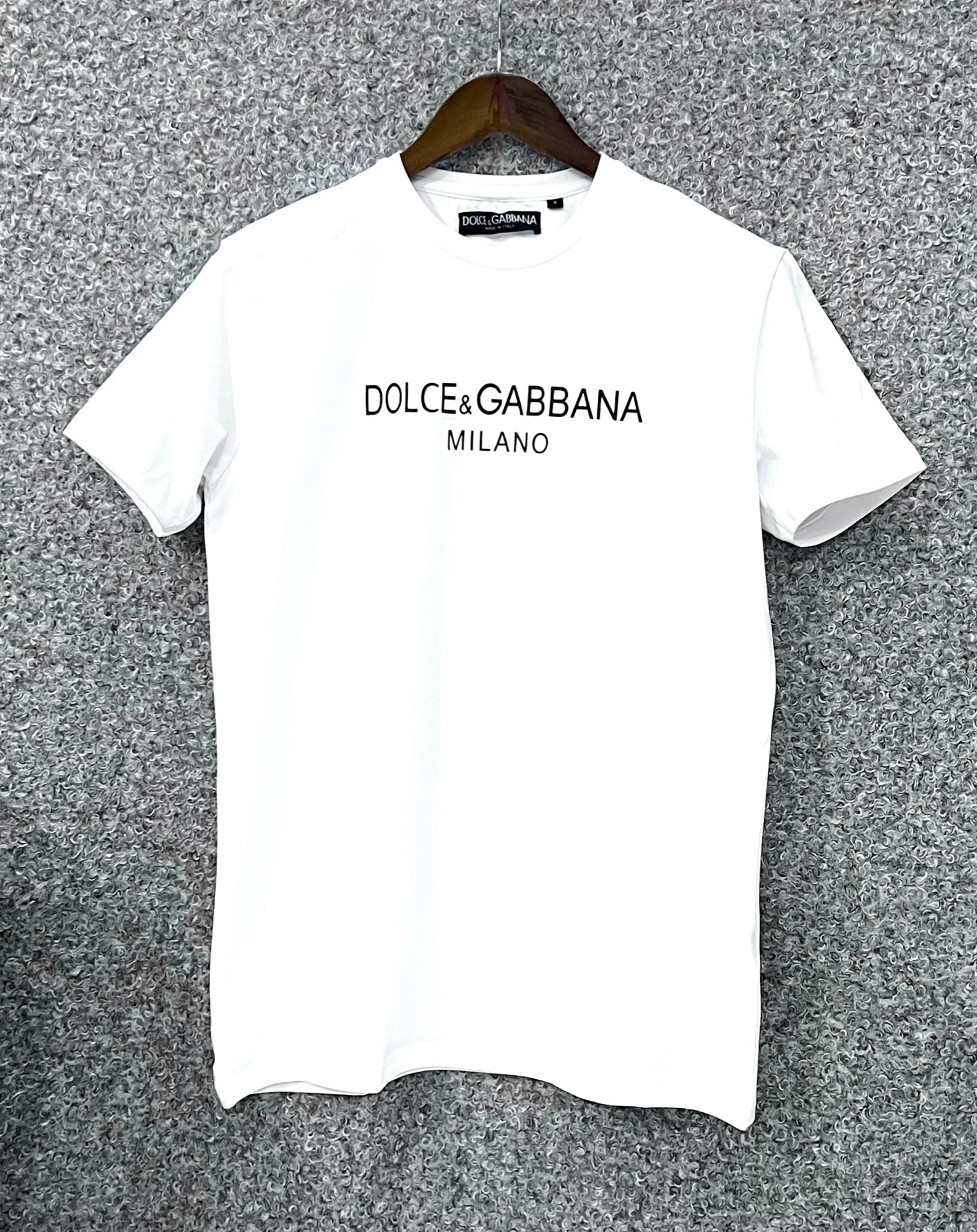 Premium Print Tshirt D&G White .