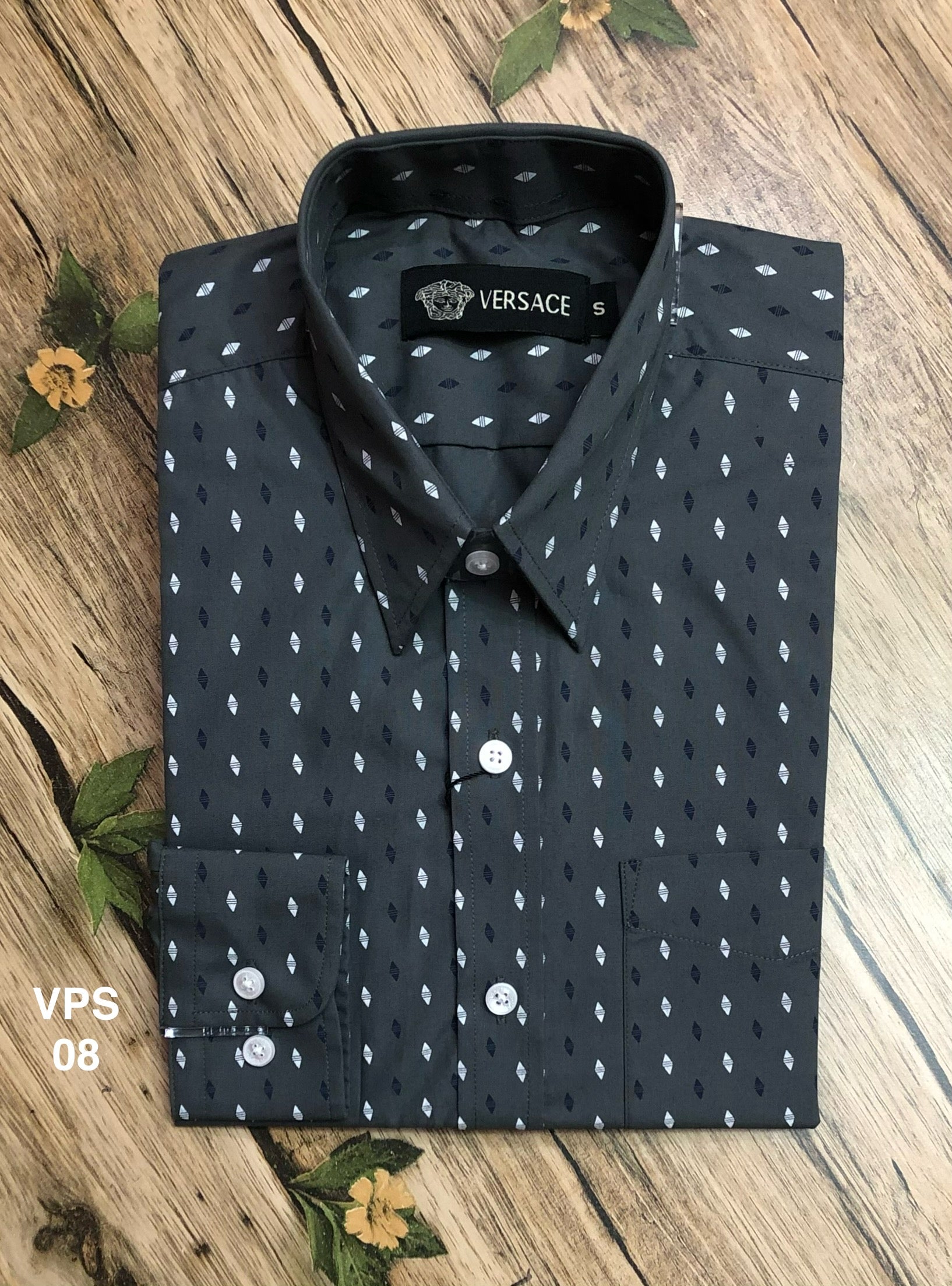 Premium Micro Printed Cotton Shirt VRSCP 109