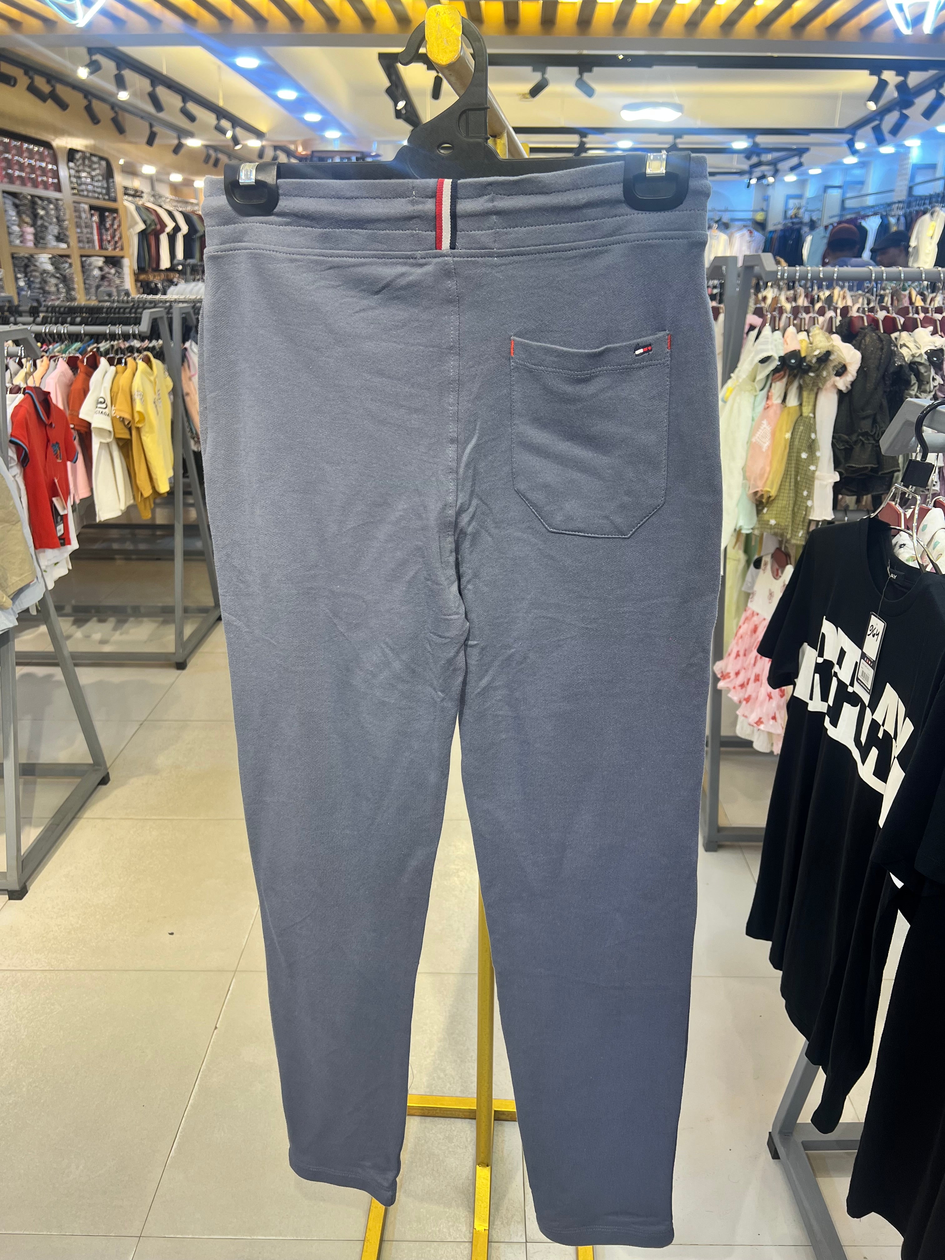 Premium Men's Steel Blue Track Pants|TP28