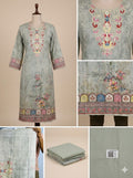 Premium Embroidered Three-Piece C163