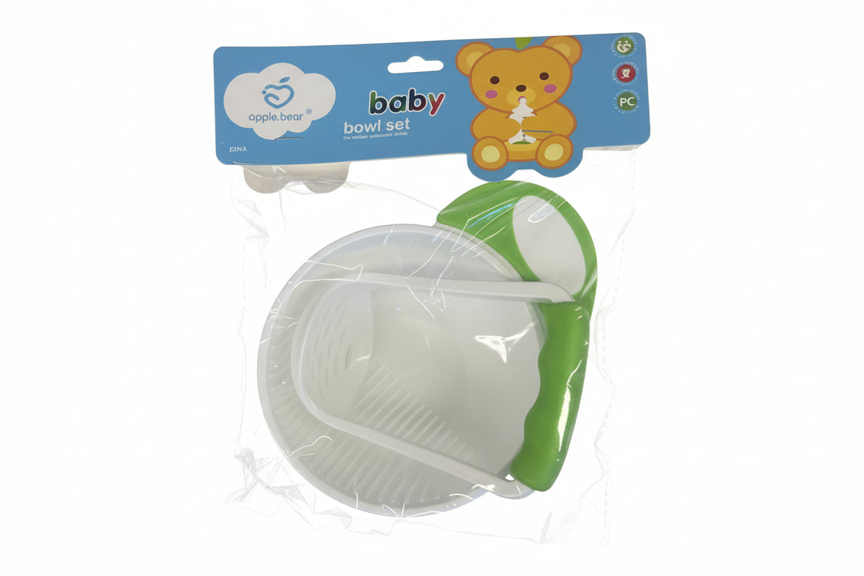 Applebear Baby Food Bowl & Masher Set
