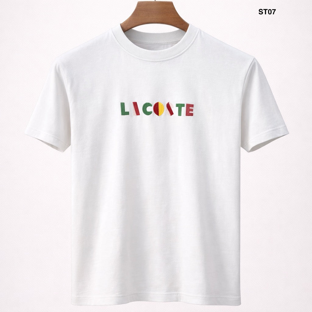 Signature Logo Style T-Shirt – White ST07