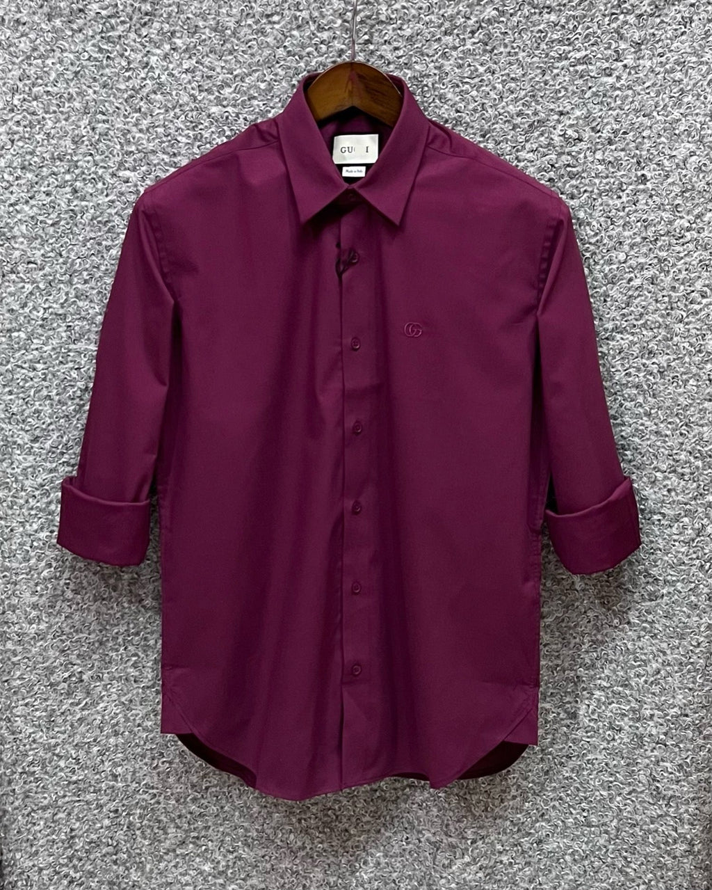GCS Premium Solid Shirt Maroon