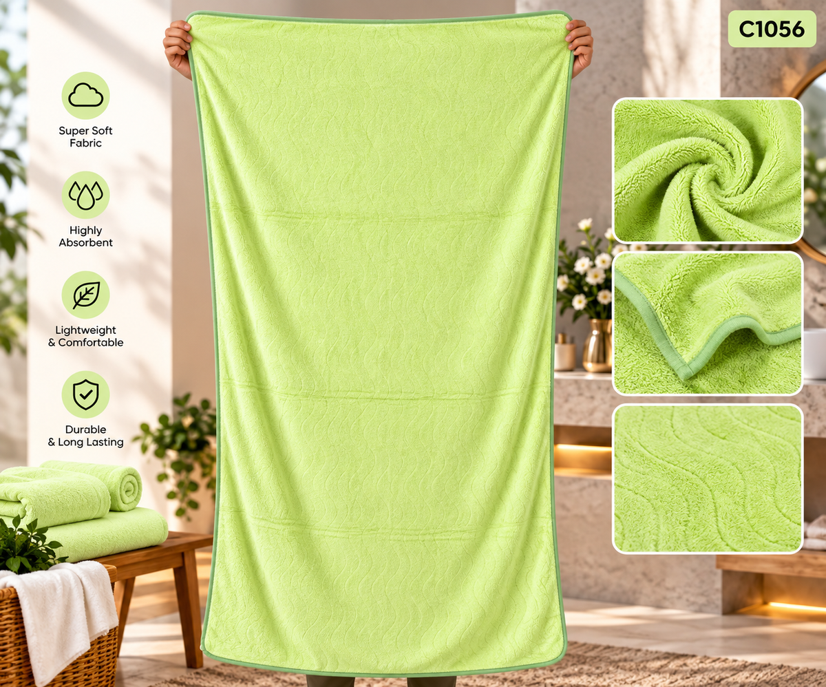 Premium Super Soft & Highly Absorbent Bath Towel – C1056