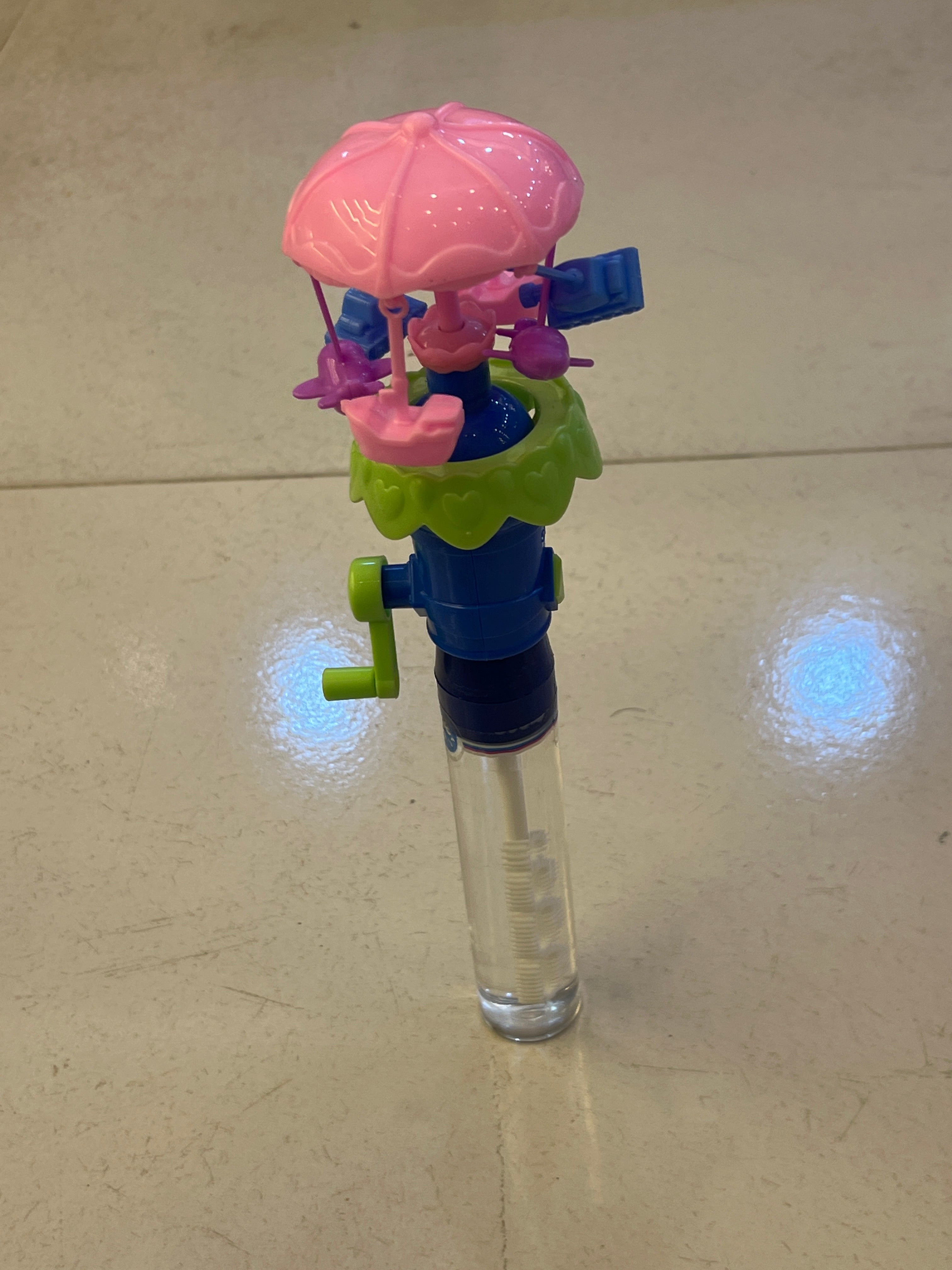 Fairy Garden Bubble Wand Toy