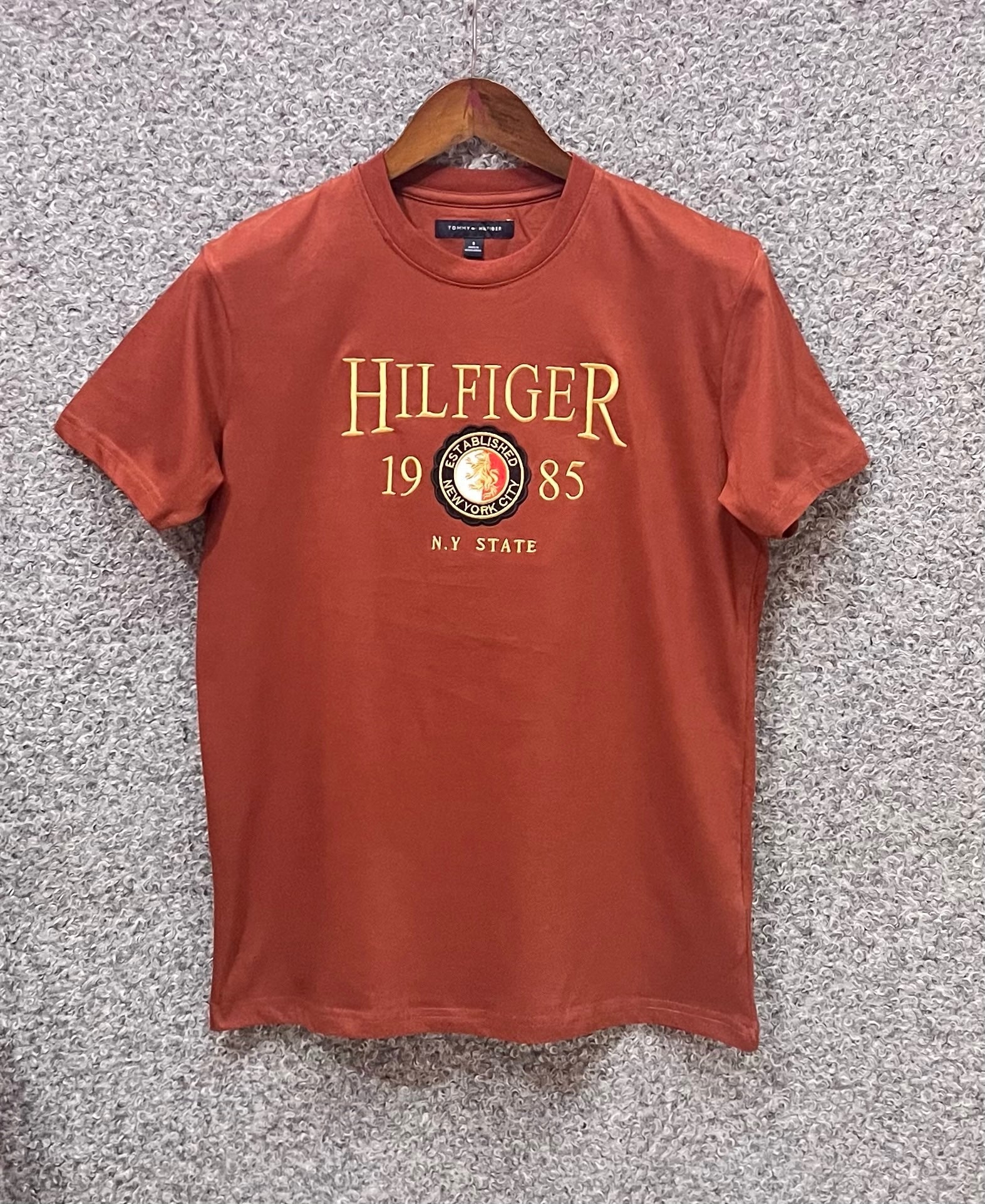 Premium Embroidery Tshirt TMET 1985 Rust/Eat