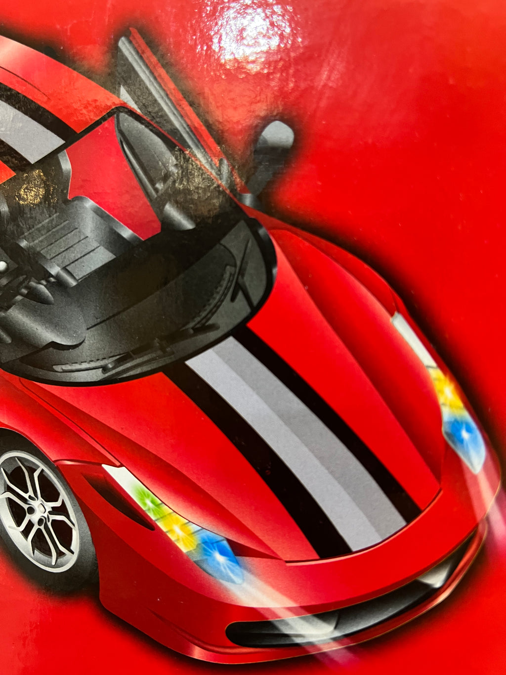 Rechargeable R/C Ferrari Style Racing Car with Remote Control