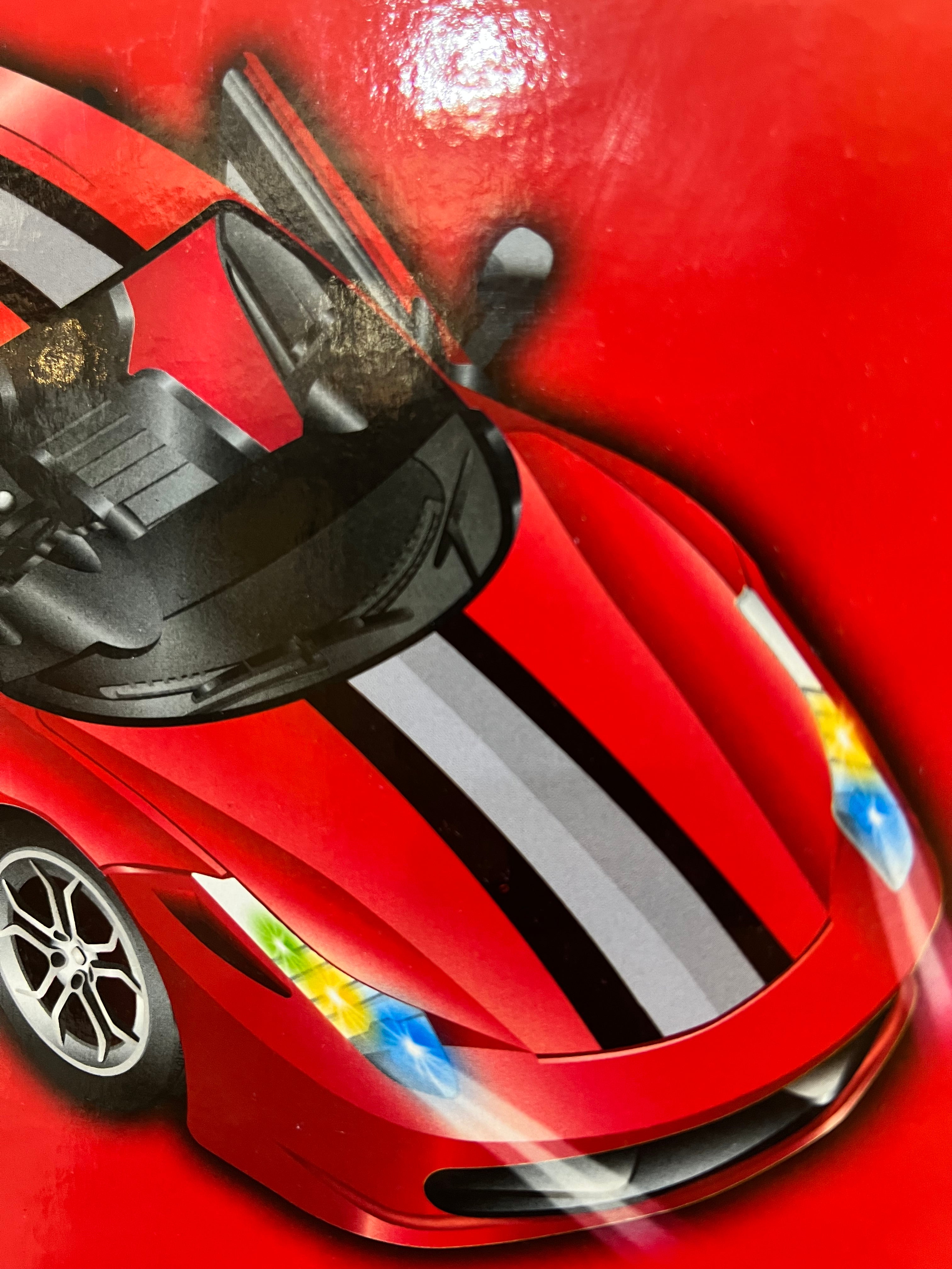 Rechargeable R/C Ferrari Style Racing Car with Remote Control