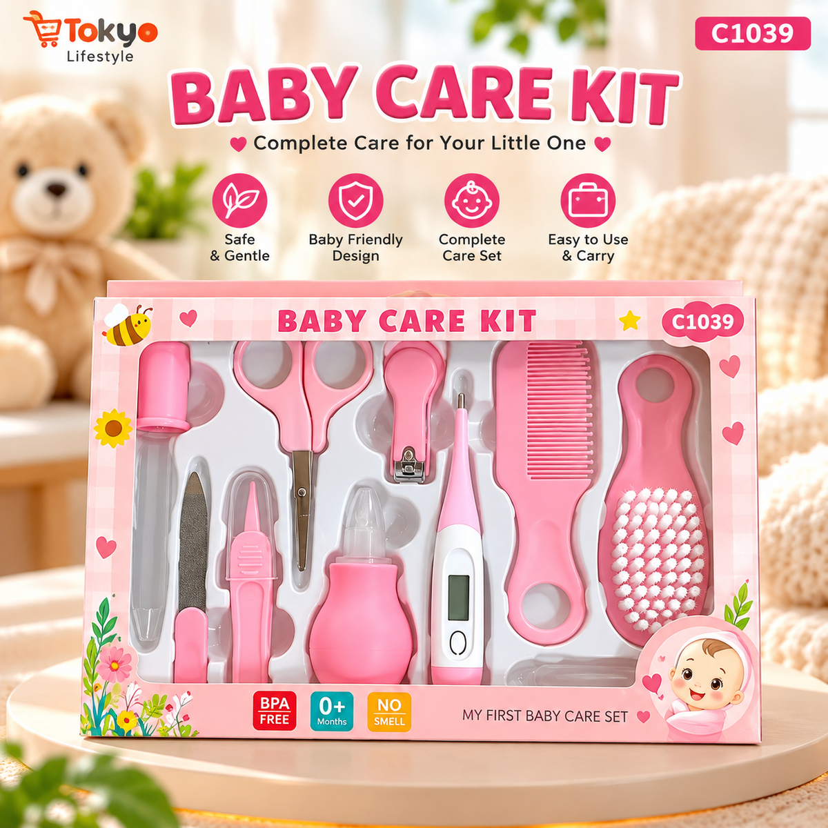 Premium Baby Grooming & Healthcare Kit – Complete Newborn Care Set | C1039