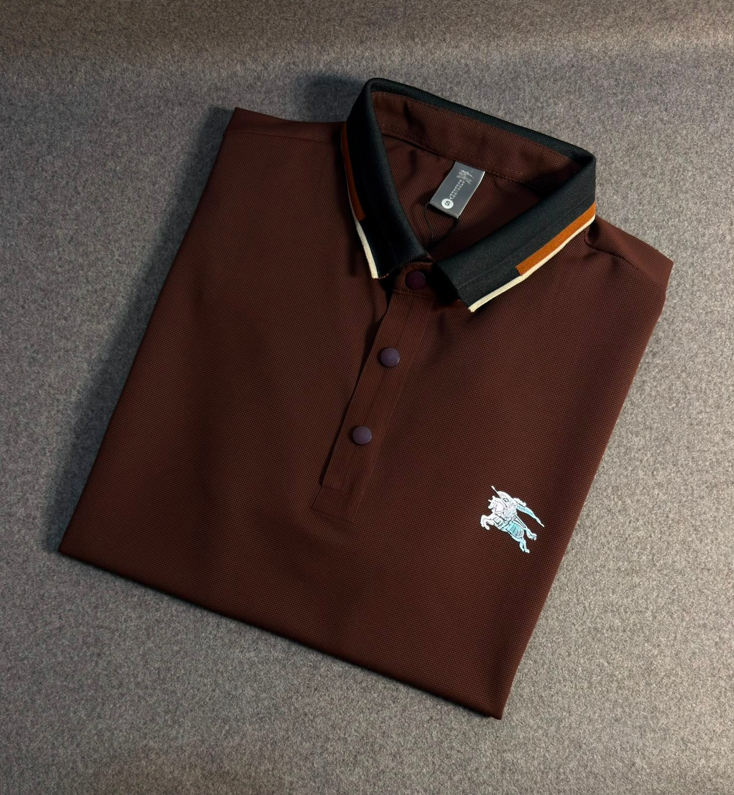 Premium Peach Luxury Finish Polo Tshirt BRPL Coffee