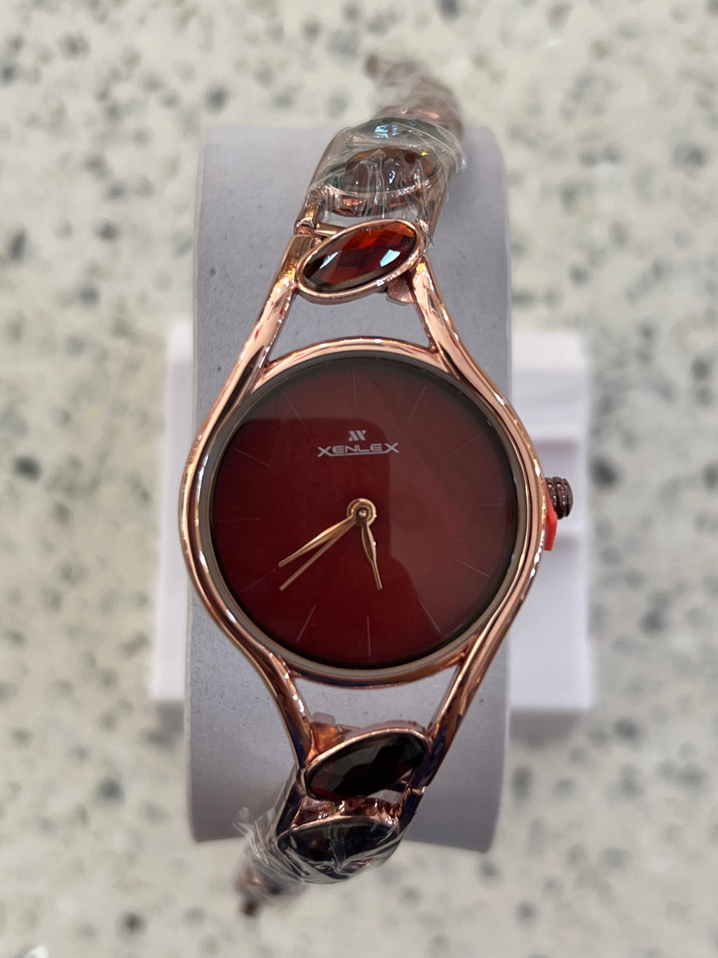 LW50 XENLEX Elegant  Dial Stone Bracelet Ladies Watch