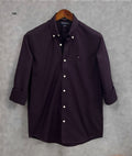 TMS Signature Solid Cotton Shirt 105