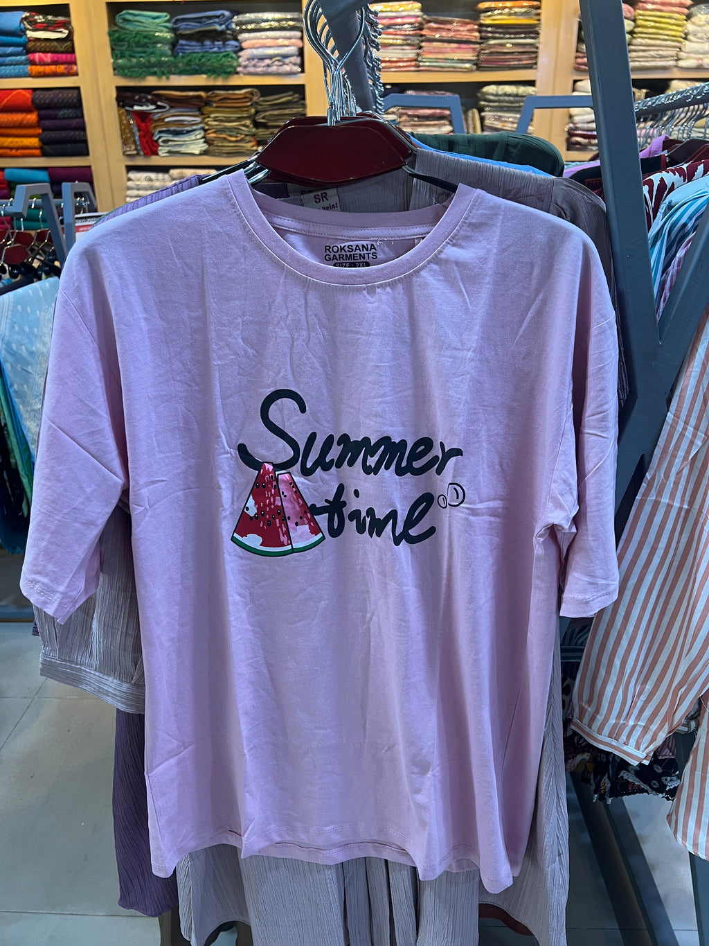 Premium Ladies Graphic T-Shirt LD105 — Pastel Lilac Pink
