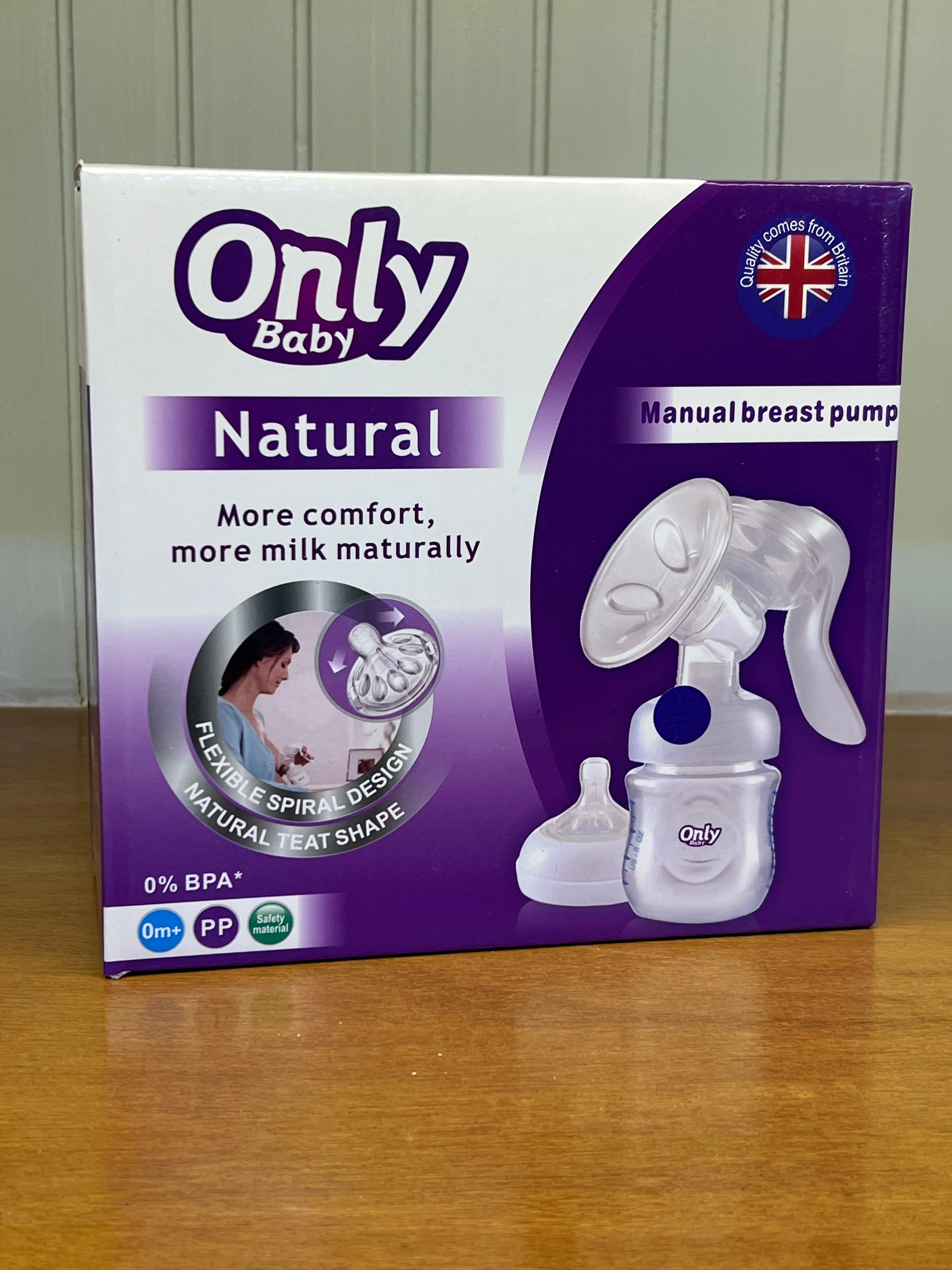 Only Baby Natural Manual Breast Pump (BPA-Free, Comfortable & Portable)