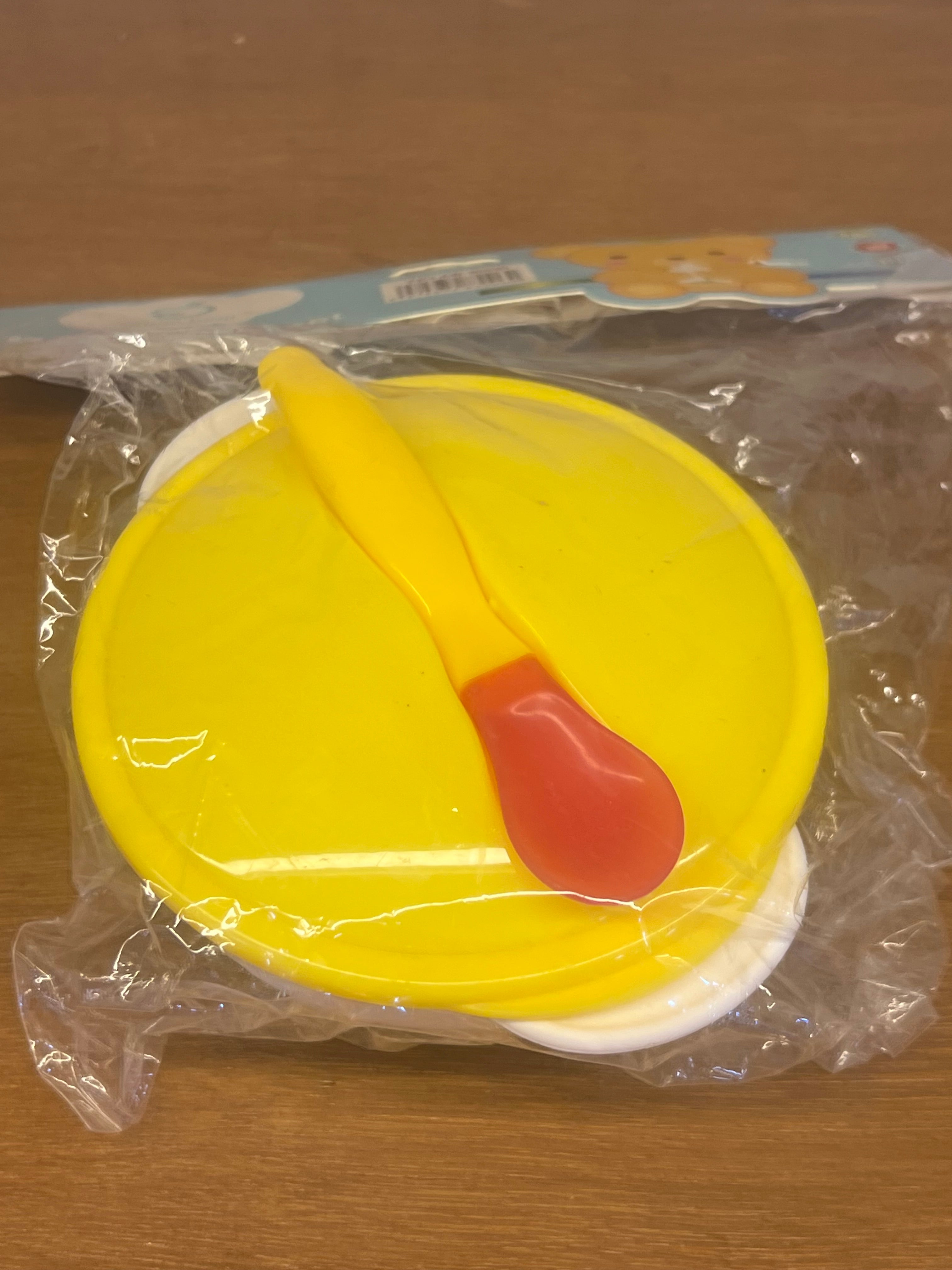 Applebear Baby Feeding Bowl with Spoon & Lid