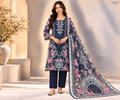 Luxury Ladies Floral & Ornamental Printed Stitched Three Piece - C621