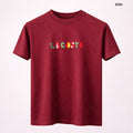 Signature Logo Style T-Shirt – Wine Red ST01