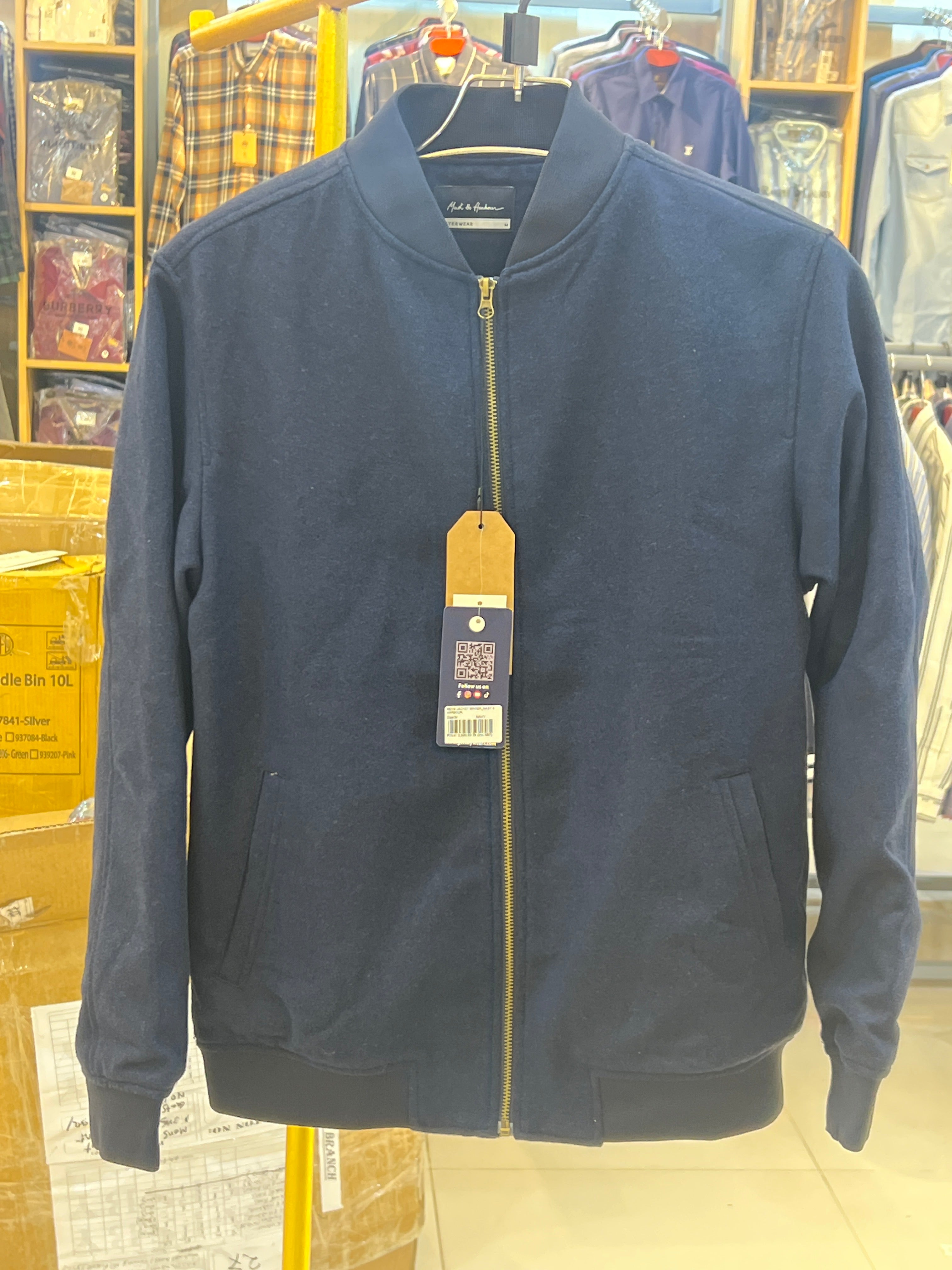 GATSBY Men’s Premium Suede-Finish Zip Jacket – MWC26 07