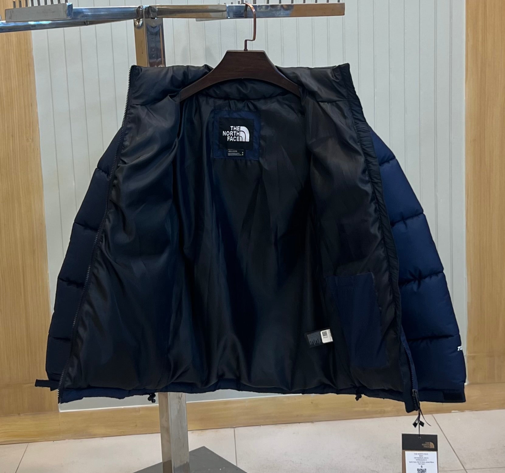 Men’s Premium Hooded Puffer Jacket Navy Blue