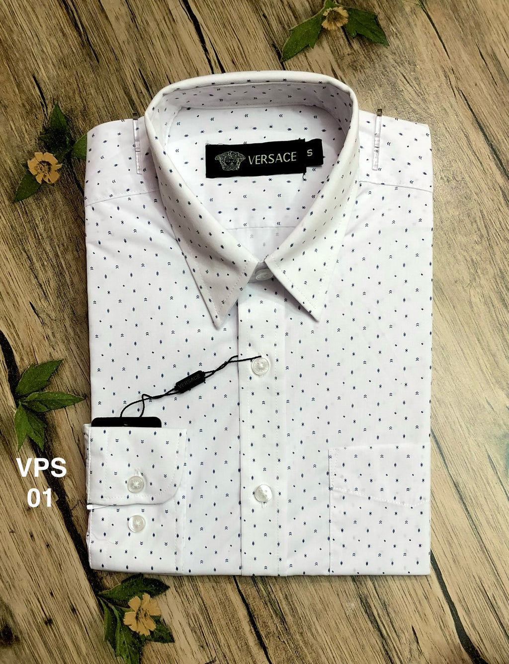 Premium Micro Printed Cotton Shirt VRSCP 105