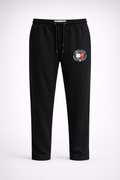 Men's Premium Embroidered Fleece Jogger Pants Black  121