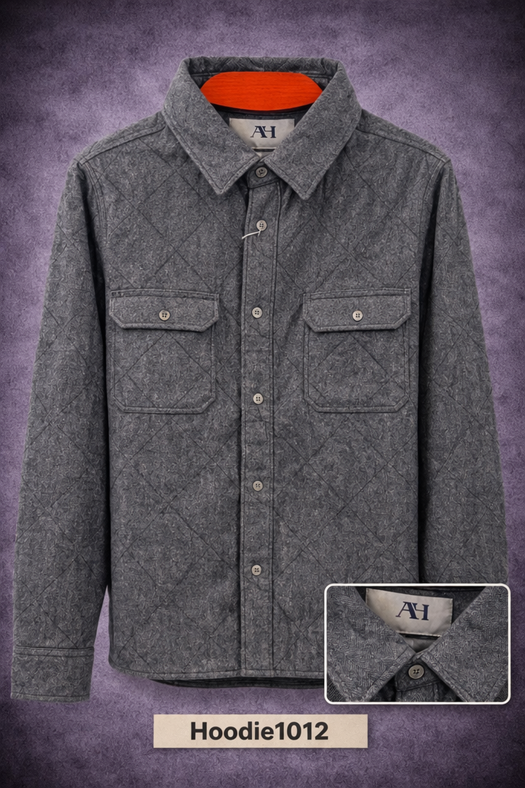 Gatsby Men's HEAVY WINTER SHIRT dark ASH