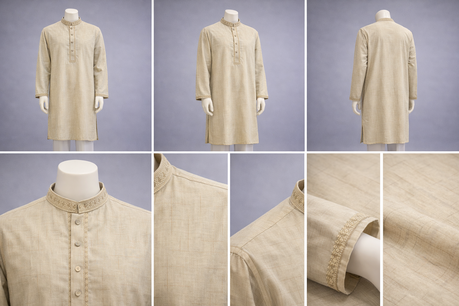 Luxury embroidery Panjabi with premium finish 201