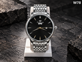 Men's Premium Elegant Stainless Steel Analog Day & Date Display Watch – W78