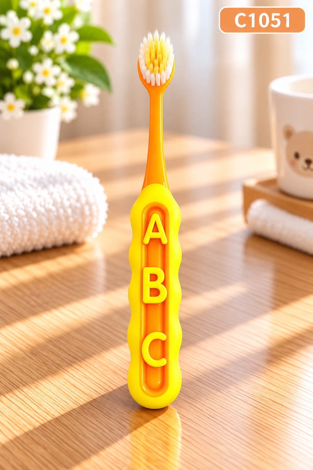 Premium Kids ABC Soft Bristle Toothbrush | C1051