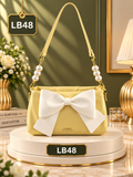 Premium Bow Pearl Shoulder Bag – LB48