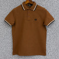 Premium Ultra Heavyweight Polo T-Shirt FPPL Khaki-C93