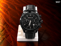 Men's Premium Multi-Dial Analog Leather Strap Watch – W67