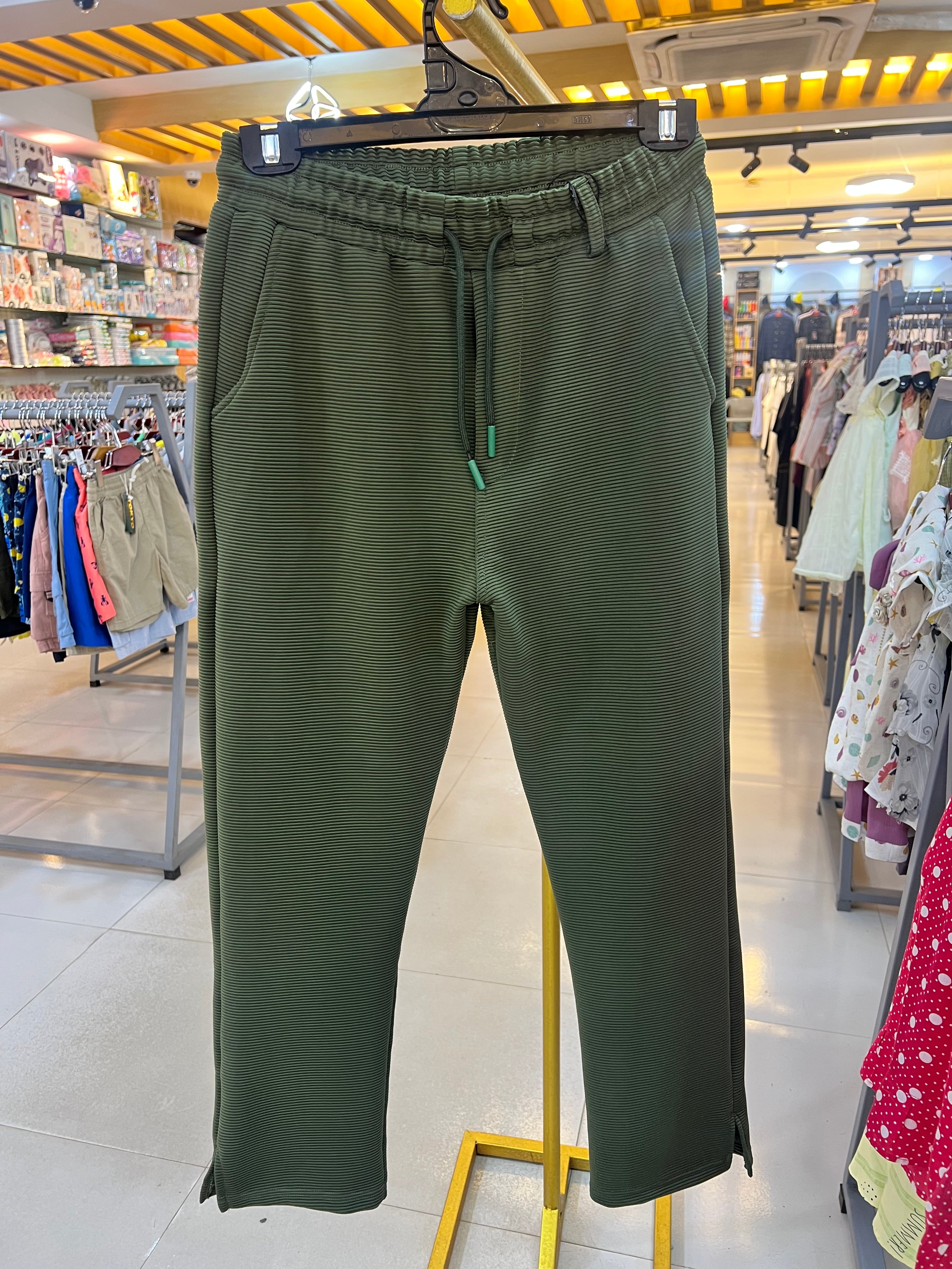 Premiun Low Cut Baggy Trouser Forest Green-TP17