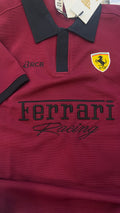 Ferrari Racing Performance Polo – Premium Athletic Collection (Grey & Maroon) 096