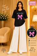 Premium Ladies Graphic T-Shirt LD102 — Jet Black